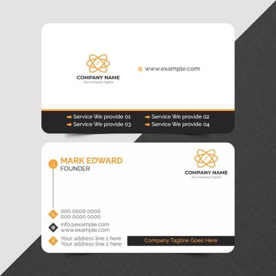 Trendy Business Card Design Templates for Free Download