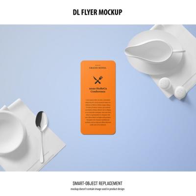 Creative DL Flyer Mockup – Free Download