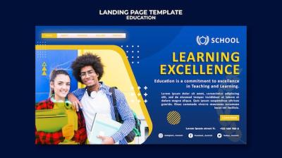 Education Landing Page Template – Free Stock Photo Download