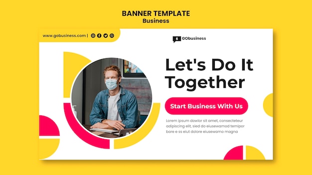 Business Advice Banner Template for Free Download | Free Stock Photo