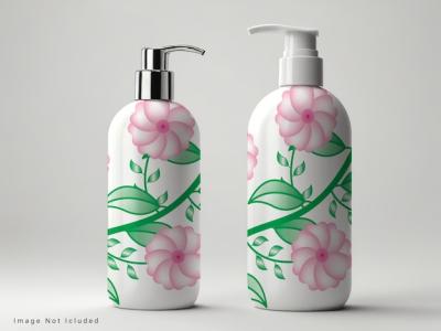 Cosmetic Bottle Mockup PSD for Free Download