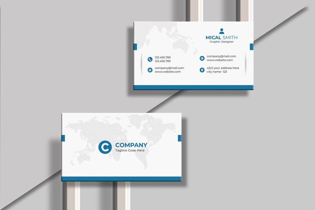 Professional Business Card Mockup – Free Download