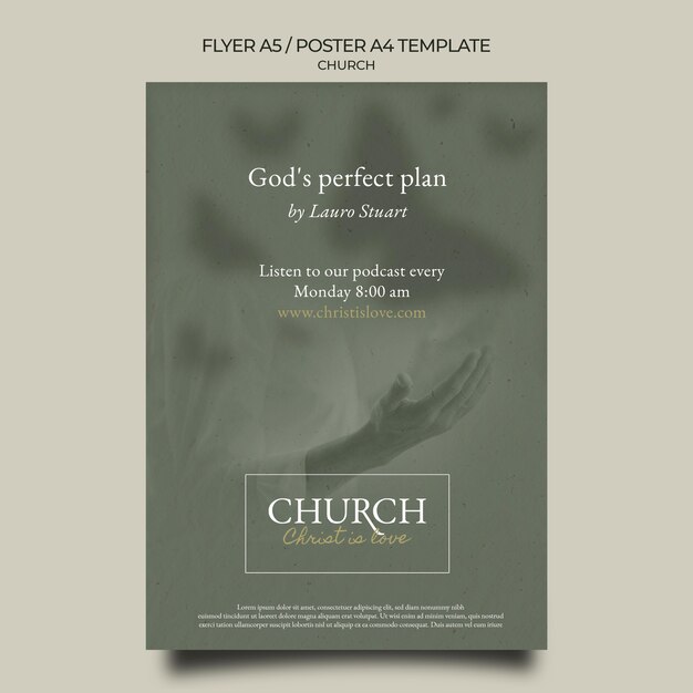 Creative Church Flyer Template – Free Download