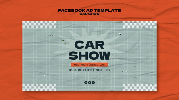 Car Show Facebook Template – Free to Download