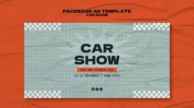 Car Show Facebook Template – Free to Download