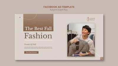 Modern Minimal Autumn Fashion Facebook Template – Free to Download