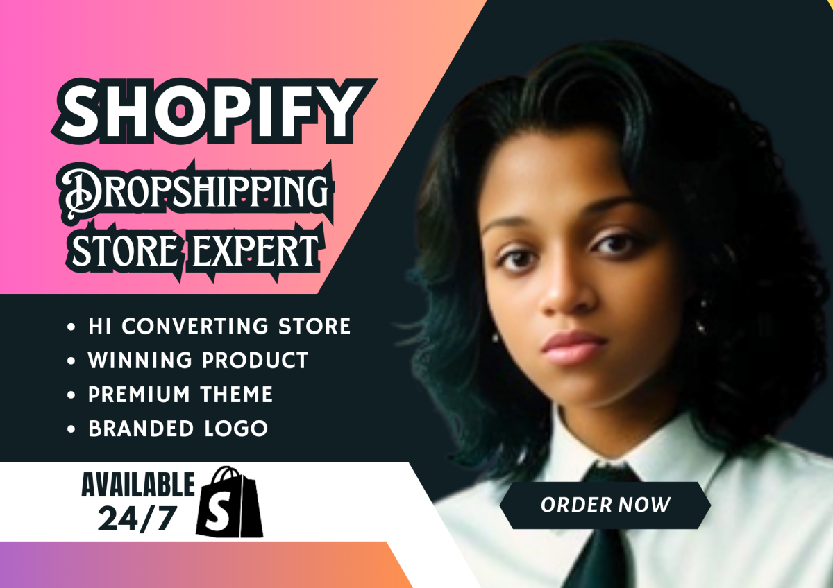 I Will Build and Design a Stunning and High Converting Shopify Dropshipping Store