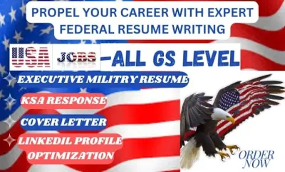 I Will Write USAJOBS Federal Resume, Professional Resume, Engineering Resume, and LinkedIn Profile