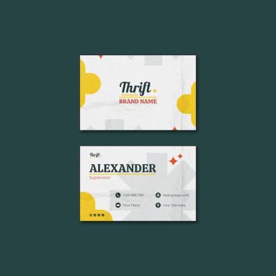 Thrift Store Business Card Template – Free Download