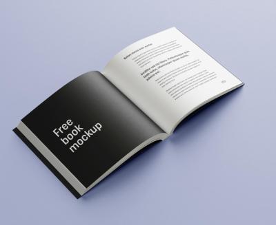 Professional Square Magazine Book or Catalogue Mockup – Free Download