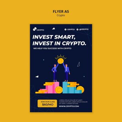 Crypto Template Design for PSD – Free Download