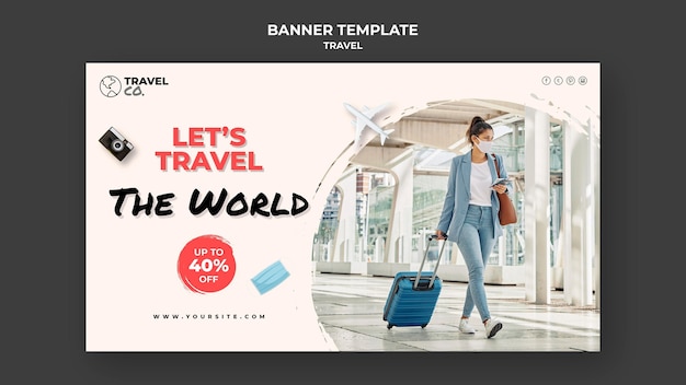 Travel Banner Template for Stunning Visuals – Free Download