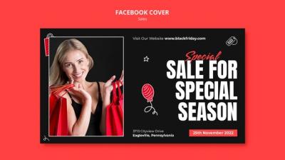 Hand Drawn Special Sale Facebook Cover – Free Stock Photo, Download for Free