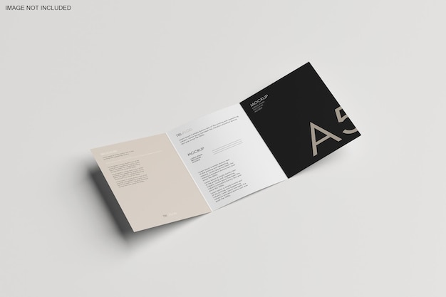 A5 Bifold Brochure Mockup – Download Free Stock Photo