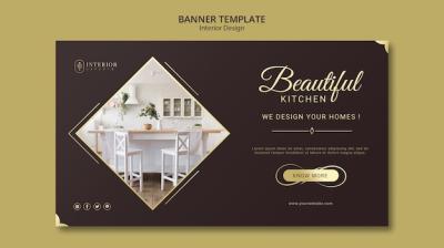 Interior Design Banner Template – Free Download