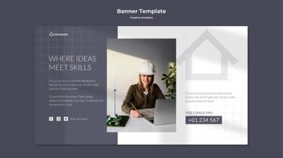 Creative Architect Banner – Download Free Stock Photo