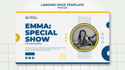 Special Show Landing Page Template – Free Download