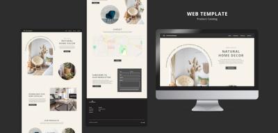 Product Catalog Web Design Template – Free Download