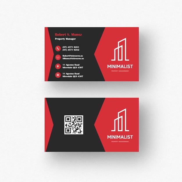 Sleek Business Cards for Property Agents – Free Download