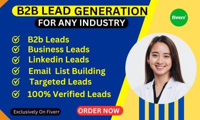 I Will Provide B2B Lead Generation for Any Industry