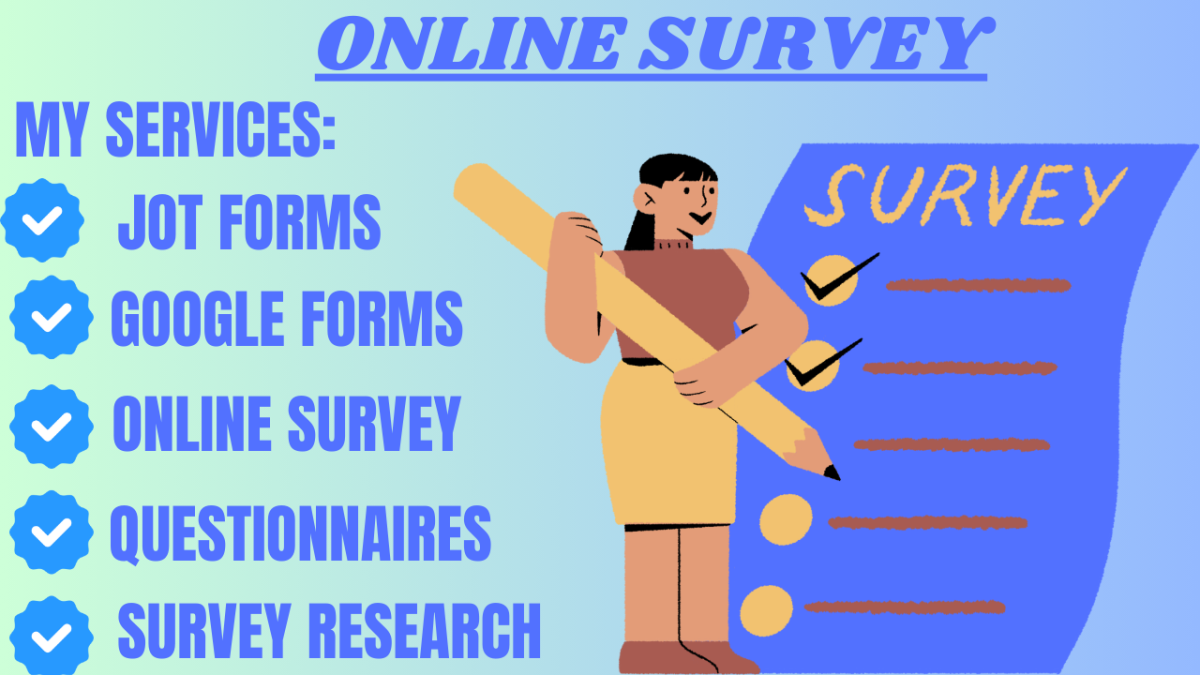 I Will Create JotForm Google Forms Questionnaire for Your Survey Research