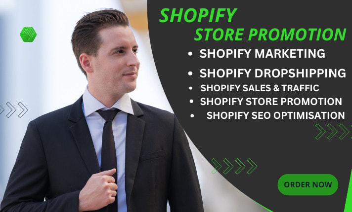 I Will Do Shopify Marketing, Promotion, Ecommerce Marketing, and Sales Funnel for Shopify