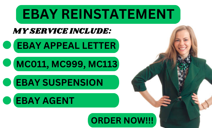 Do eBay Account Reinstatement and Remove eBay Permanent Suspension