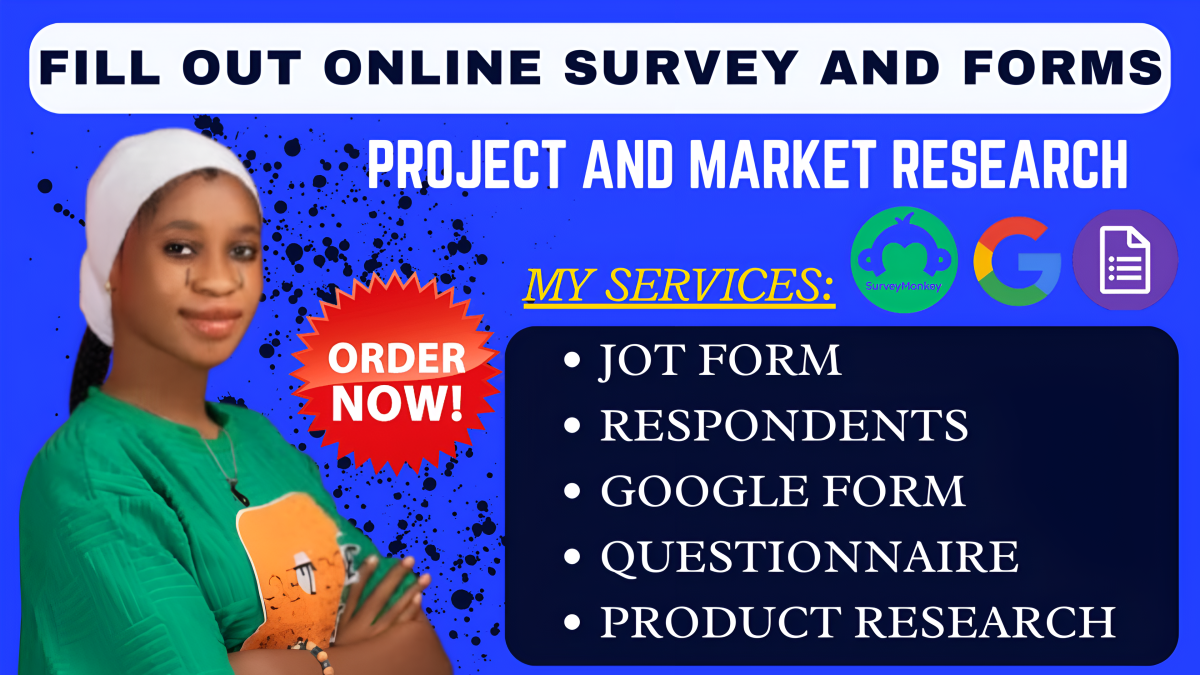 I Will Create and Conduct Your Online Survey and Reach Out to Targeted Audience