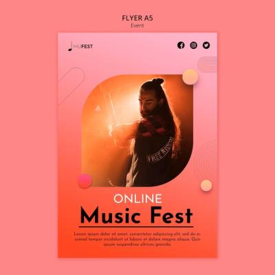 Music Event Flyer Template – Free Download