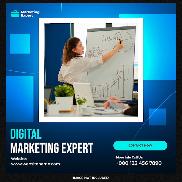 Digital Marketing Expert Social Media Template – Free Download