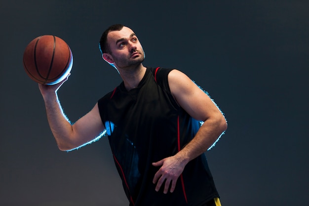 Basketball Player Throwing Ball – Free Stock Photo for Download