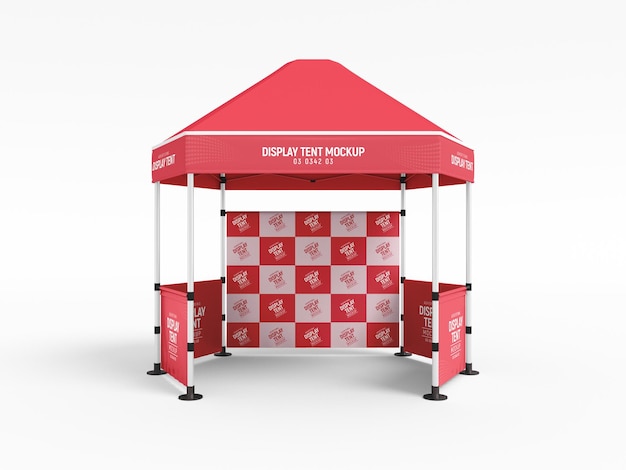 Advertising Display Canopy Tent Mockup | Free Download