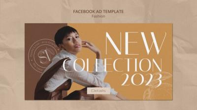 Hand Drawn Fashion Collection Facebook Template – Free Download