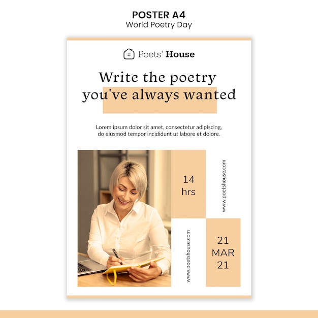 World Poetry Day Poster – Free to Download for Stunning Designs