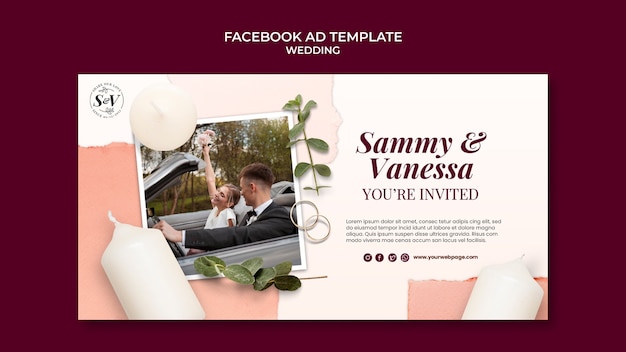 Flat Design Wedding Template – Free Stock Photo, Download Free