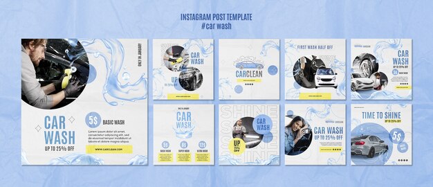 Car Wash Template Design – Free Download