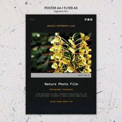 Nature Photo Film Flyer Template – Free Download