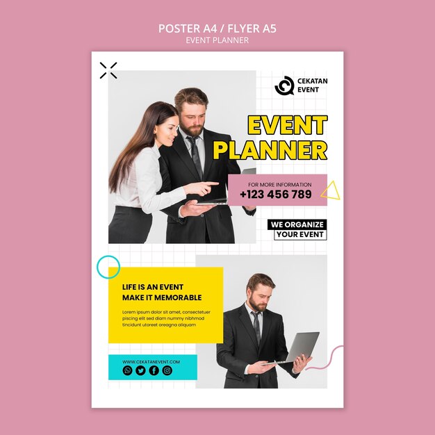 Event Planner Flyer Template – Free Download