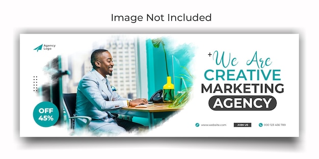 Facebook Cover and Web Banner Template Design for Digital Marketing Agency – Free Download