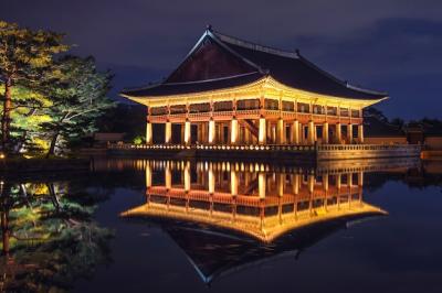 Gyeongbokgung Palace at Night in Seoul, Korea – Free Stock Photo, Download Free