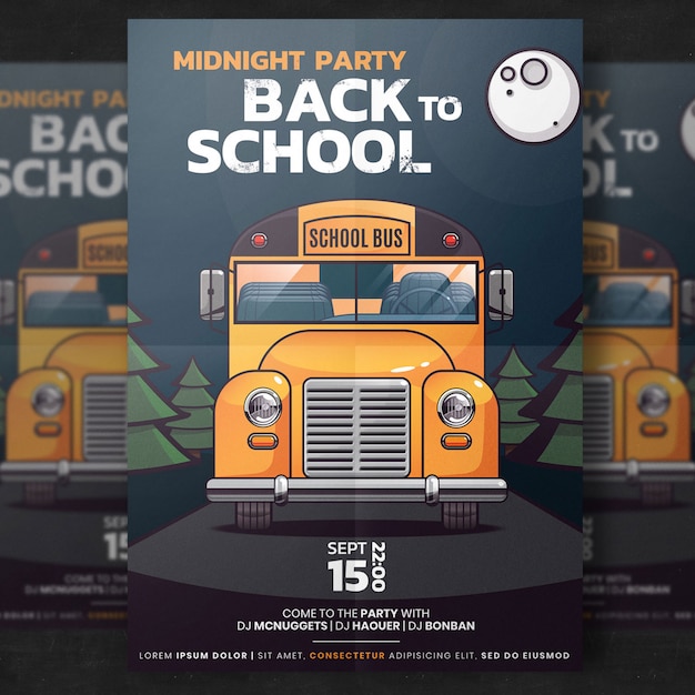 Back to School Flyer Template – Free Download