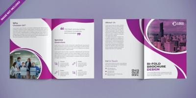 Corporate Bifold Brochure Template – Free Download