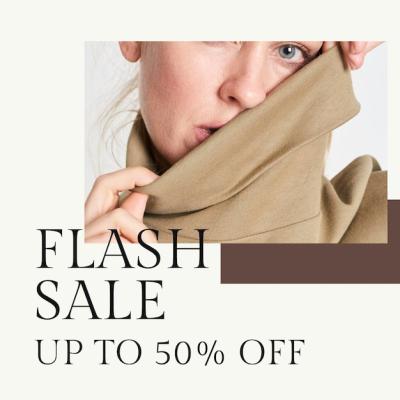 Fashion Flash Sale Template PSD for Social Media Post – Free Download