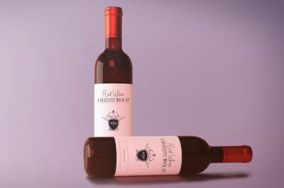 Red Wine Bottle Mockup – Free Download, Download Free Stock Photo