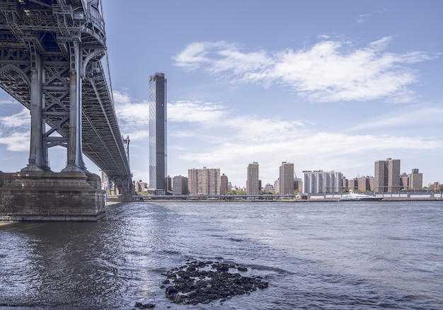 Daytime View of Manhattan Bridge in the USA – Free Stock Photo for Download