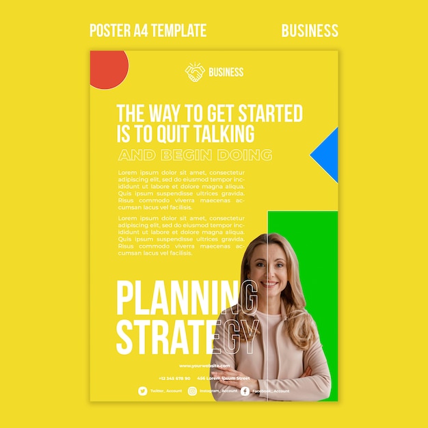 Business Poster Template – Free Download for Creative Projects