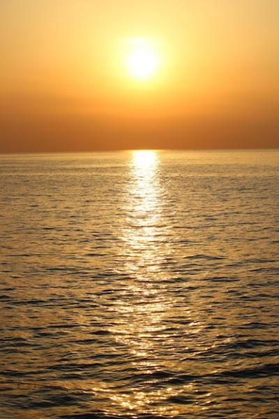 Sea under Sunlight During Golden Sunset – Perfect for Wallpapers and Backgrounds | Free Download