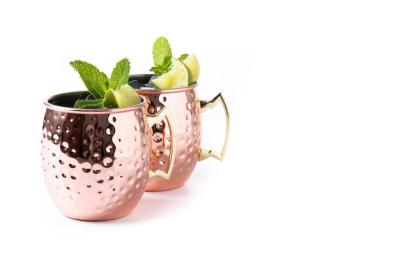 Moscow Mule Cocktail with Ice and Lime Slice | Free Download, Free Stock Photo