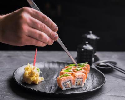 Sushi Dish at Asian Restaurant – Free Download