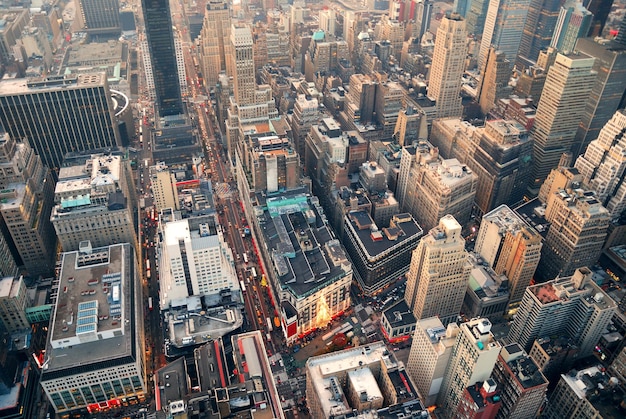 Stunning Aerial View of New York City Streets – Free to Download